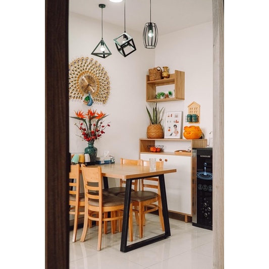 Đèn thả hình khối trang trí