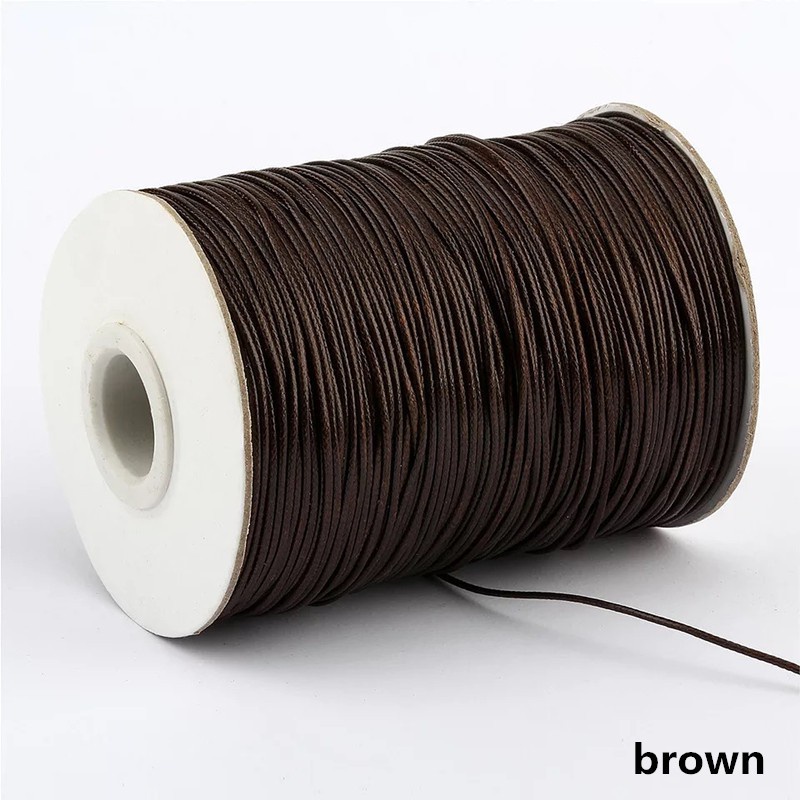 Cuộn Dây Sáp cotton Nhiều Màu Dài 10M 1mm Dùng Làm Trang Sức Thủ Công