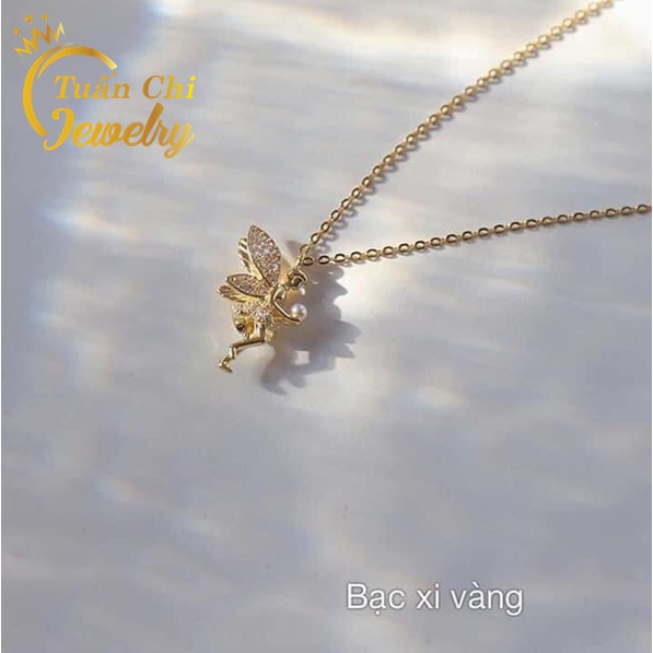 ♥️MẪU MỚI♥️ Dây Chuyền Nữ- Vòng Cổ Nữ Bạc Cao Cấp, Mặt Dây Chuyền Thiên Thần Dễ Thương