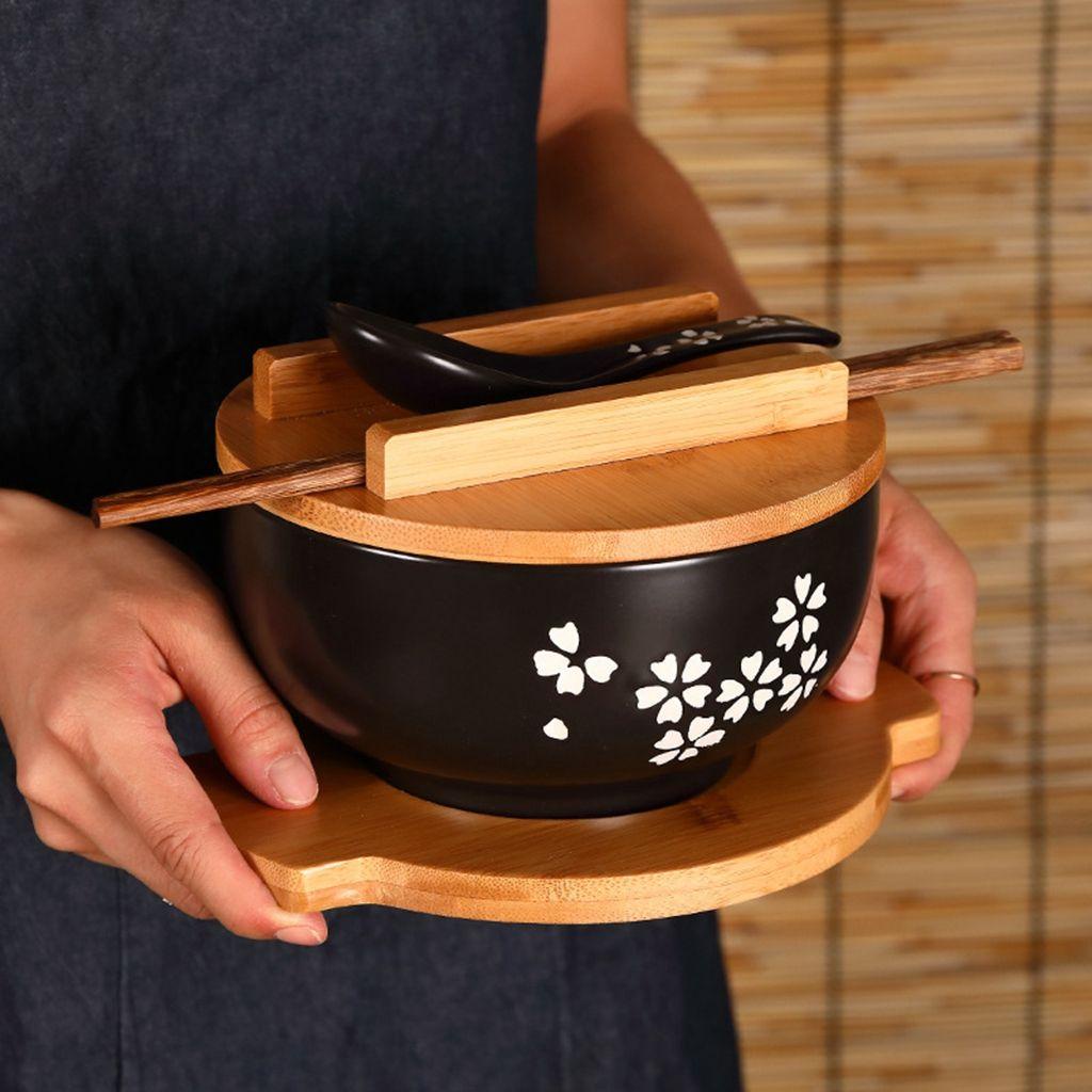 Lloyd Bộ Bát Đĩa Muỗng Lớn Đa Năng Phong Cách Nhật Bản Thời Trang Cho Gia Đình