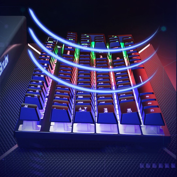 Bộ Bàn Phím Giả Cơ SKY3 Có LED Chơi Game, Văn Phòng Chuyên Nghiệp