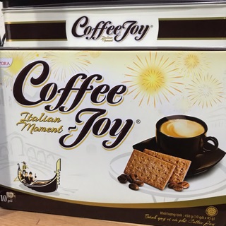 Hộp sắt bánh Coffee joy 450g date 12/2024