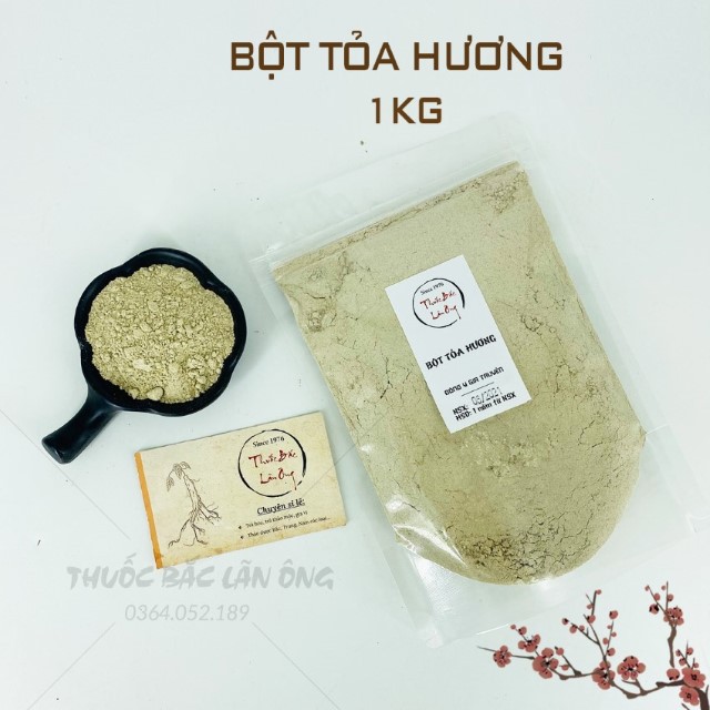 Bột Tỏa Hương Cơ Thể 1kg (Bột Huân Thảo/Cảo Bản/Bạch Chỉ)