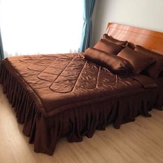 Bộ ga phủ phi lụa ( có mền)