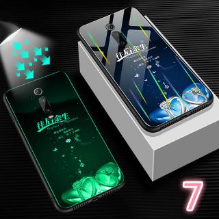 Ốp điện thoại kính cường lực dạ quang cho Xiaomi  K20 Pro K20
