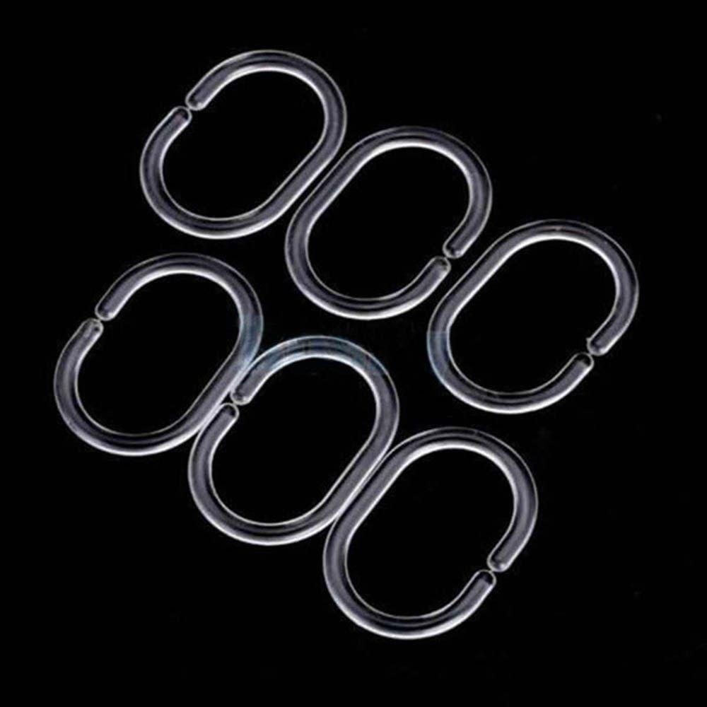 Móc Treo Rèm Cửa Nhà Tắm Bằng Nhựa Thiết Kế Mới Tiện Lợi Dễ Sử Dụng