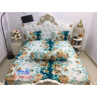 Bộ drap thun hàn quốc hình hoa hồng
