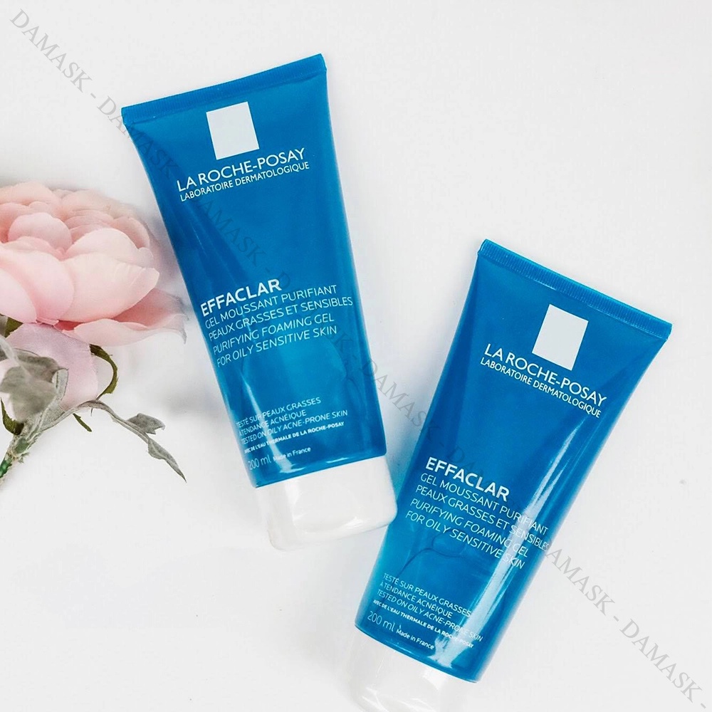 Sữa rửa mặt La RoChe Posay Effaclar dành cho da dầu mụn  nhạy cảm 50ml nội địa Pháp