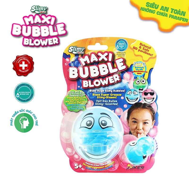Đồ Chơi Thổi Bong Bóng Slimy Siêu Ngộ Nghĩnh Xanh Dương 32526/BL