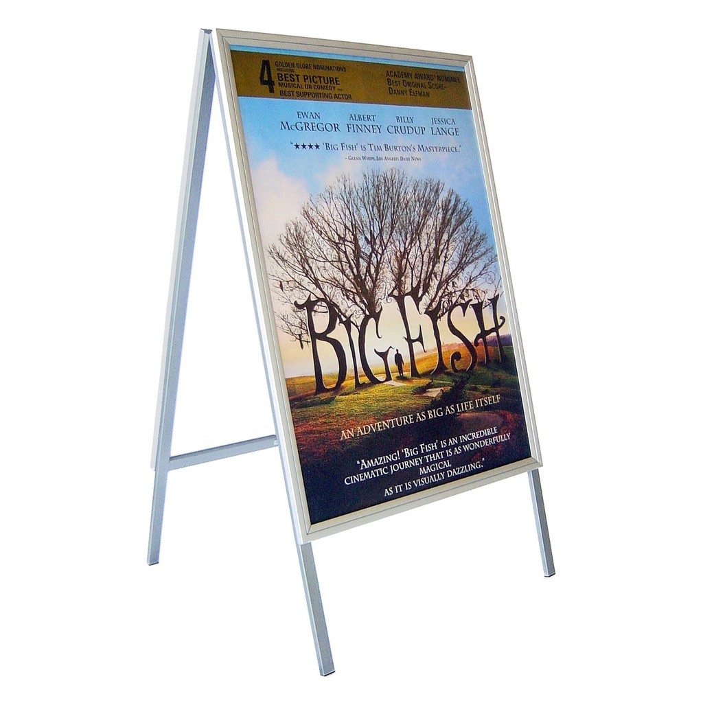 [Nhập khẩu chính hãng] Bảng chỉ dẫn quảng cáo khổ A1 chữ A một mặt bằng nhôm 60x85cm