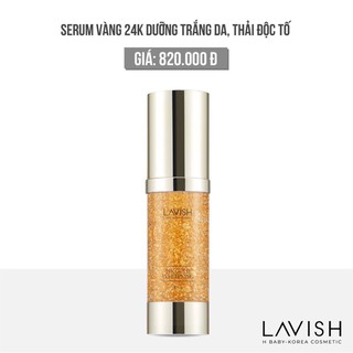 SERUM Trẻ Hóa Chuyên Sâu VÀNG 24K Dưỡng Da Trắng Hồng LAVISH H BABY