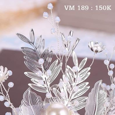 VM lá bạc kèm bông tai 150k