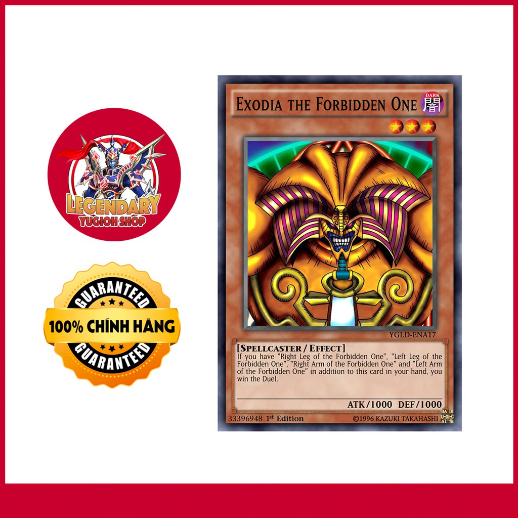 [Thẻ Bài Yugioh Chính Hãng] Exodia the Forbidden One