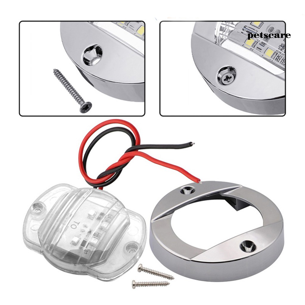 Đèn Led Tín Hiệu 12v Bằng Thép Không Gỉ Chống Thấm Nước Cho Xe Hơi