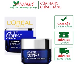 kem dưỡng trắng mịn và giảm thâm nám ban Đêm L'Oreal Paris White Perfect Clinical 50ml