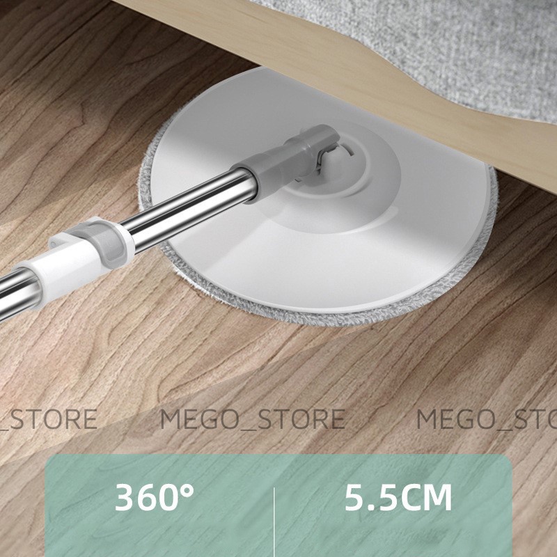 Cây Lau Nhà Tách Nước Bẩn K9 ZHIMEI Chổi Lau Nhà Tự Vắt Thông Minh Bộ Lau Nhà 360 Độ Bảo Hàng 12 Tháng