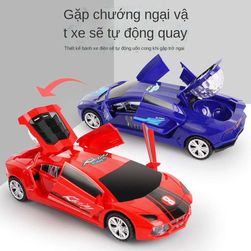 ✙Xe ô tô nhảy múa xoay 360 độ đồ chơi xe cảnh sát cậu bé điện phổ biến dạng xe đóng thế