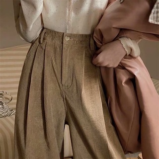 Sẵn size xl quần len tăm ống suông phong cách vintage