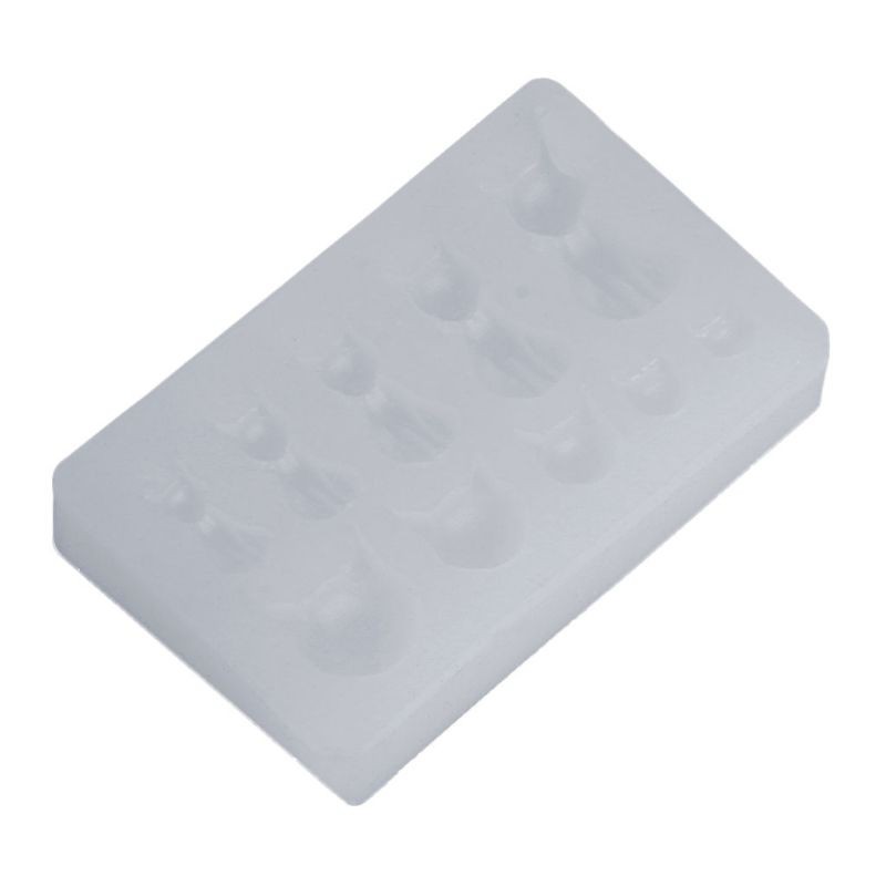 Khuôn silicone làm trang sức phụ kiện trang trí móng tay DIY tạo hình gấu epoxy resin đáng yêu tiện lợi