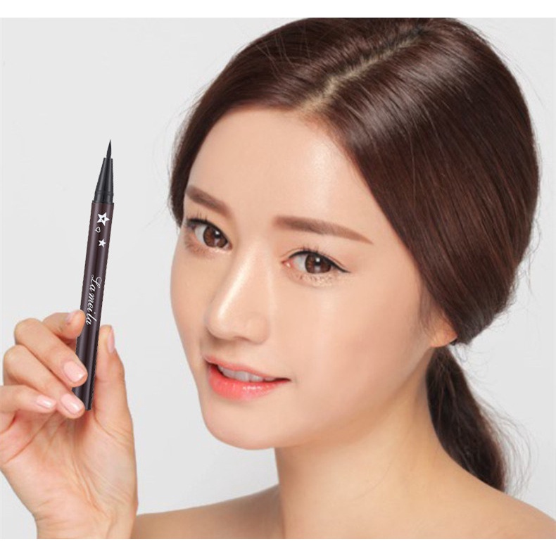 Bút kẻ mắt LAMEILA màu đen kháng nước lâu trôi