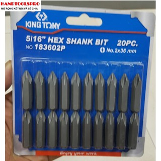 Mũi vít đóng bake ph2x36mm kingtony 183602p