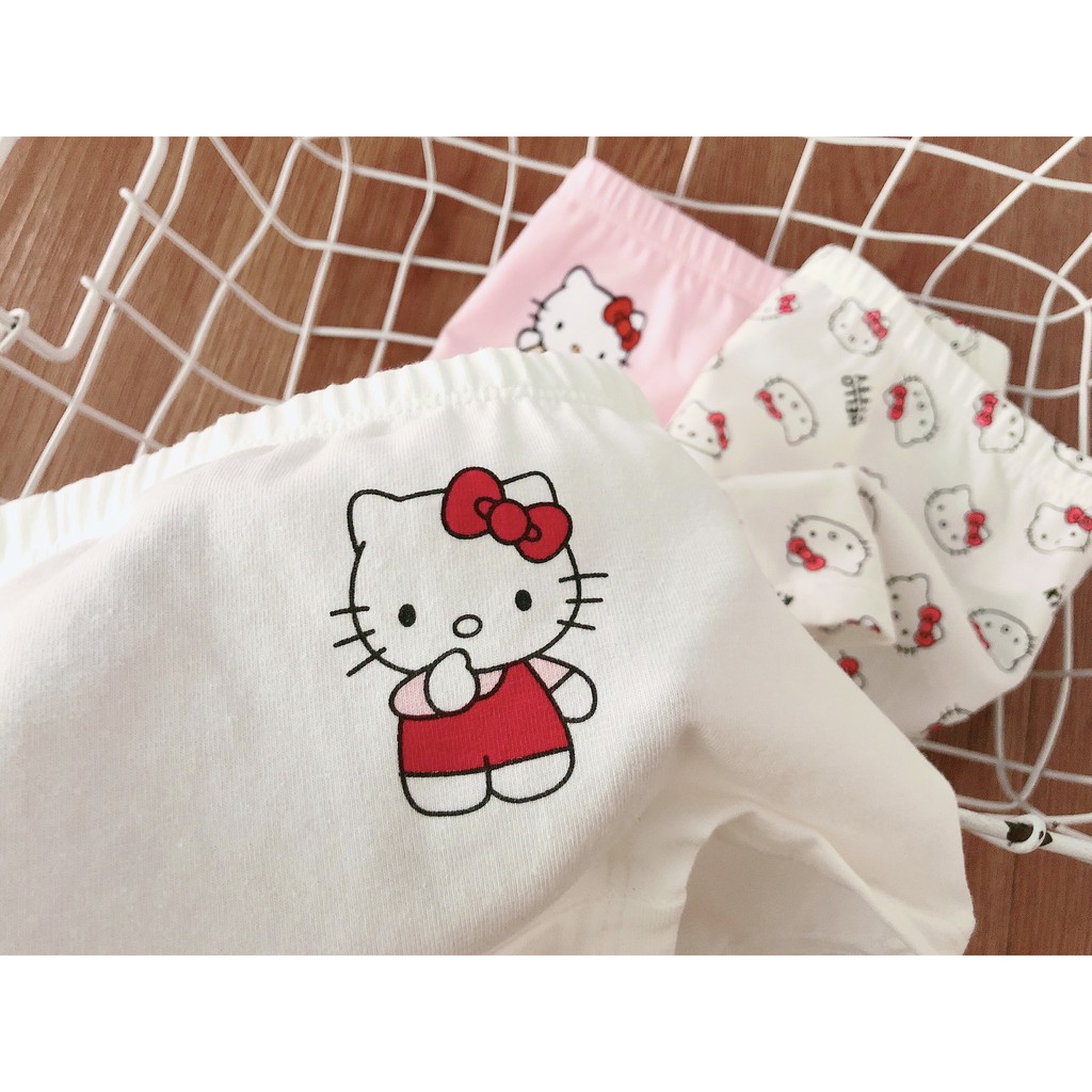 Set 3 quần chip đùi Teengo bé gái chất cotton mềm mịn thoáng mát an toàn cho bé hàng xuất Âu Mỹ QC06