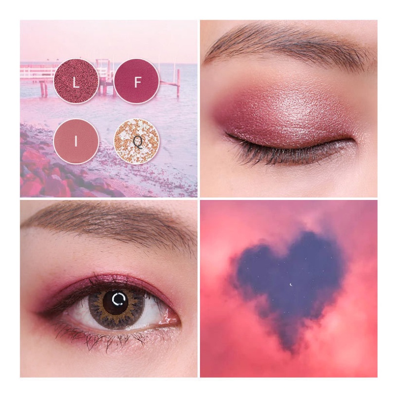 Bảng Phấn Mắt Huda STORY 18 Màu Lì Và Ánh Ngọc Trai Kết Hợp Thời Trang MKE | BigBuy360 - bigbuy360.vn