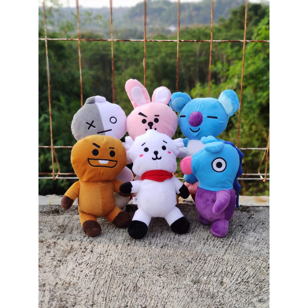 Mô Hình Nhân Vật Bt21 Choky, Shoky, Van, Mang, Rj, Koya