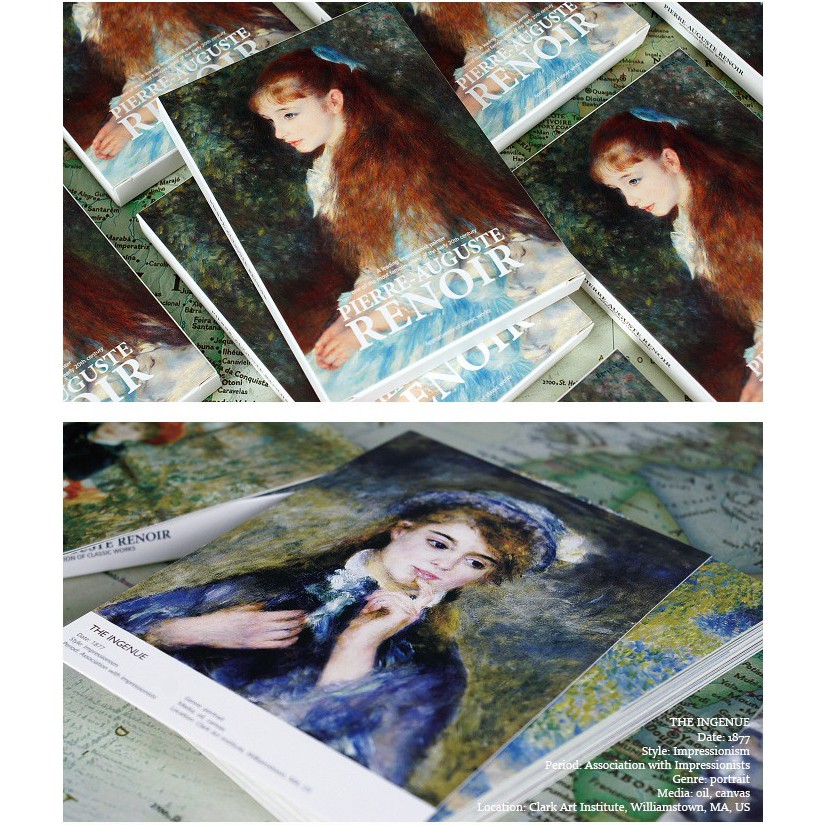 Bìa, postcard ,decor thiệp Danh hoạ , làm tranh treo tường trang trí