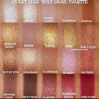 Bảng mắt VIOLET VOSS Holy Grail Pro Eye Shadows