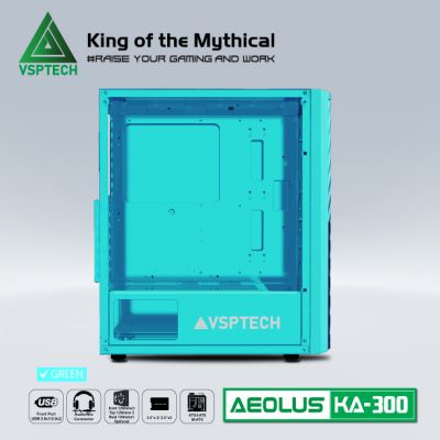 Vỏ Máy Tính Case Gaming VSPTech KA-300 Mid Tower - Hàng Chính Hãng