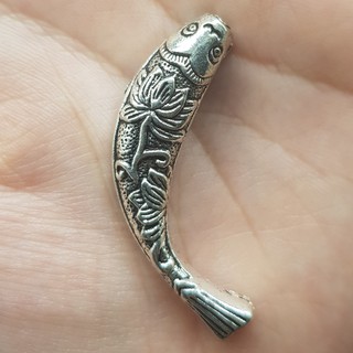 Charm hình Con Cá - Vật cầu may mắn tiền tài dạng treo, dạng nối phối vòng- Mỹ ký (tỉ lệ bạc 7% -10%)