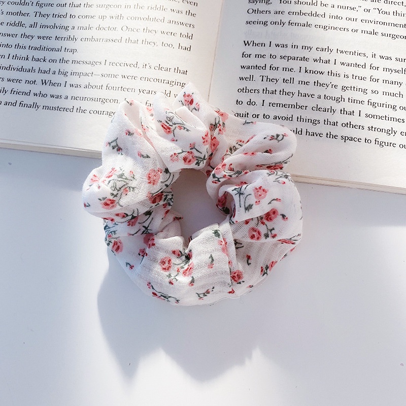 Dây cột thun buộc tóc scrunchies nhiều màu sắc nữ tính phong cách Hàn Quốc