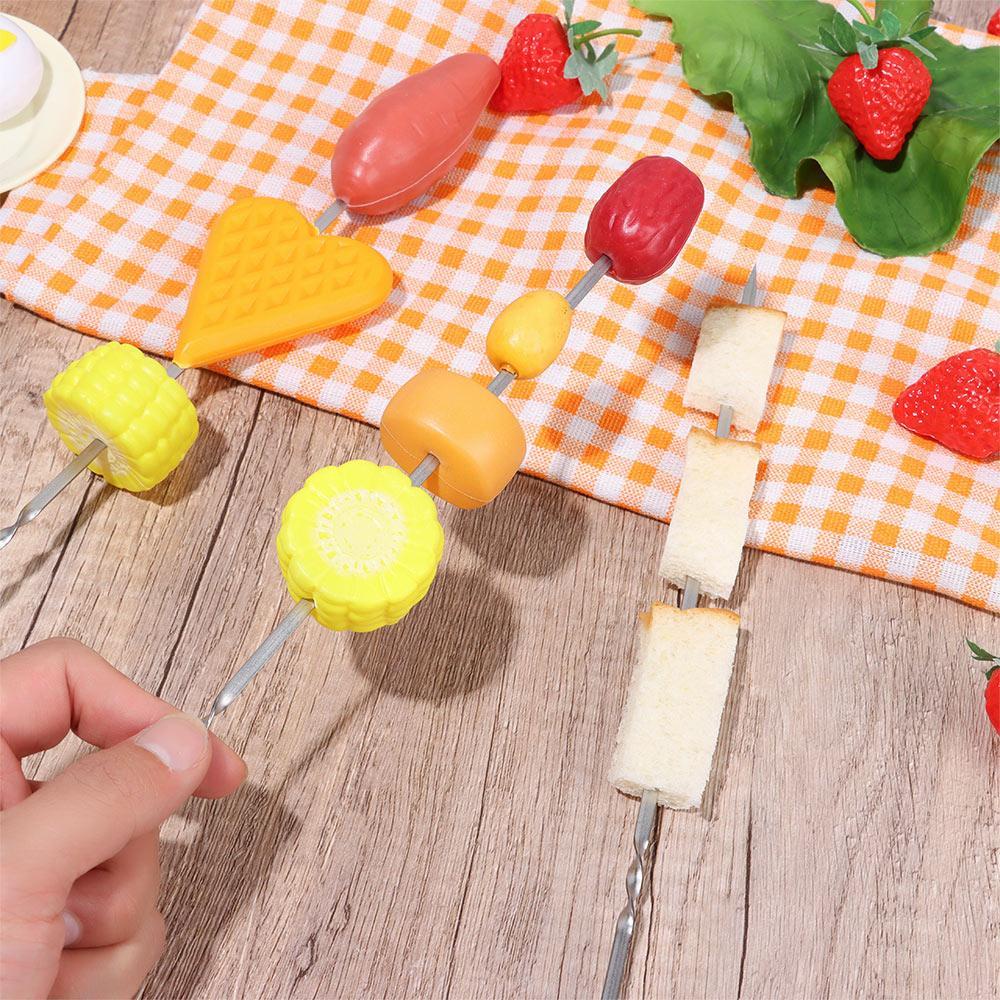 DORAW Xiên Nướng Thịt BBQ 12 Ngăn Bằng Kim Loại