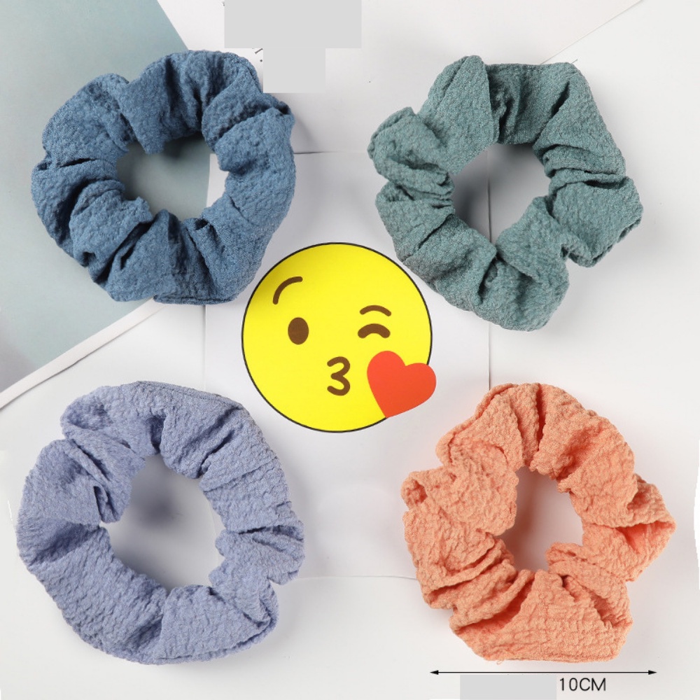 Dây buộc tóc hoa cúc daisy xinh xắn, chun cột tóc vải dễ thương