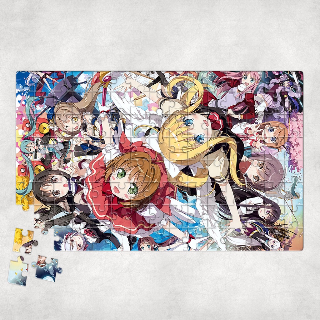 Tranh ghép hình CROSSOVER - Mẫu 1 - Nhận in theo yêu cầu