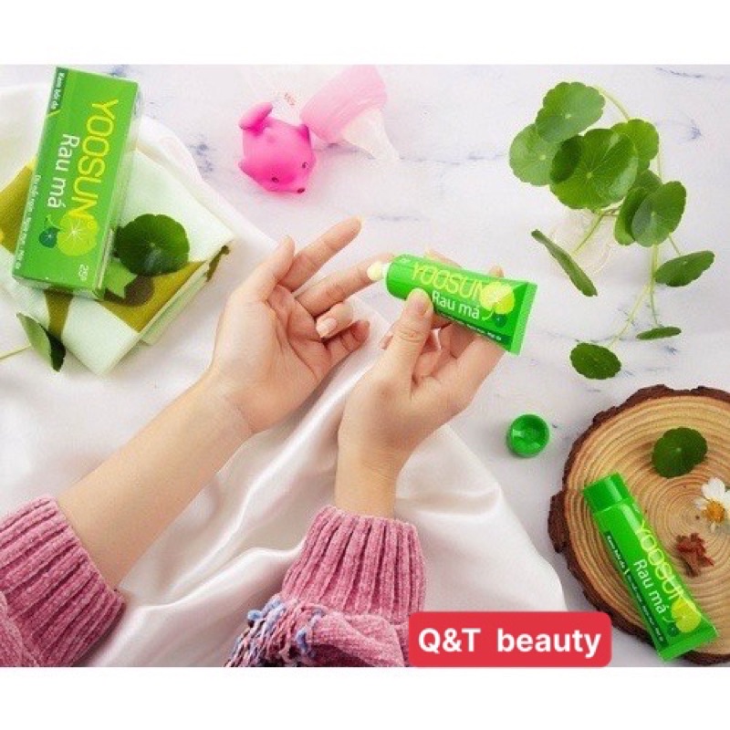 Yoosun Rau má ngừa rôm sảy, mẩn ngứa, hăm tã, muỗi đốt cho bé, kem ngừa sẹo mụn giảm thâm từ thảo dược