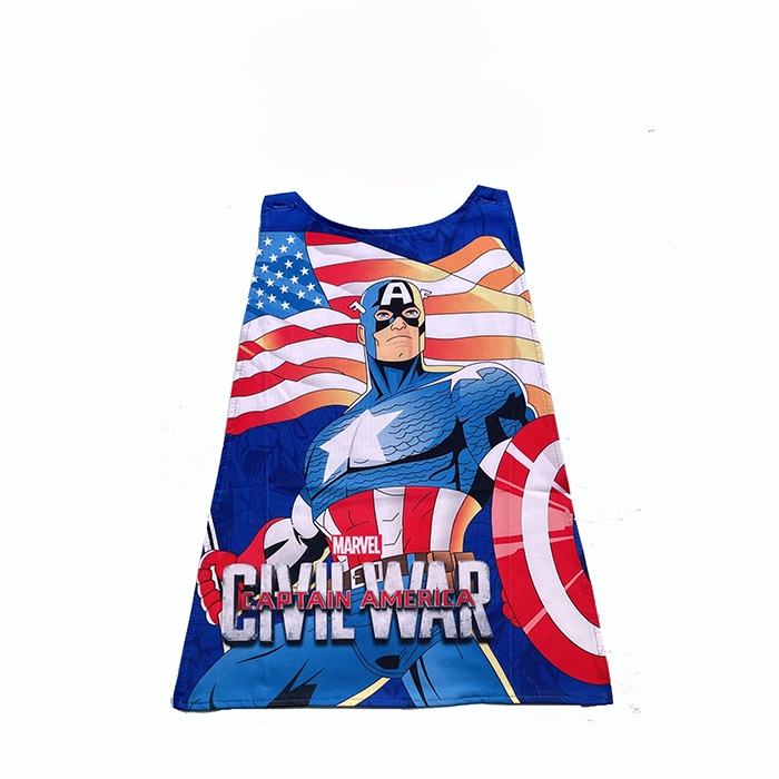 Áo choàng hóa trang siêu nhân thuyền trưởng mỹ, captain cho bé PK39