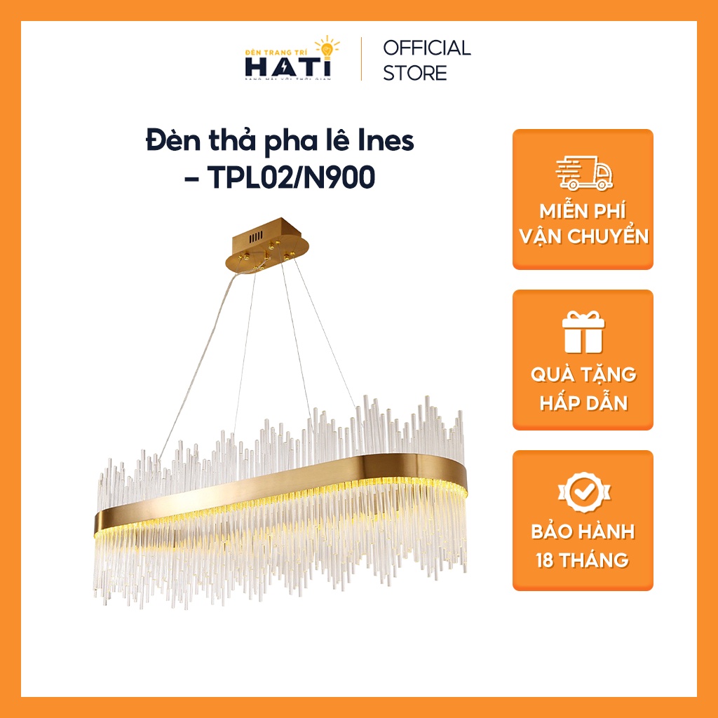 Đèn Thả Pha Lê Phòng Khách Ines T900