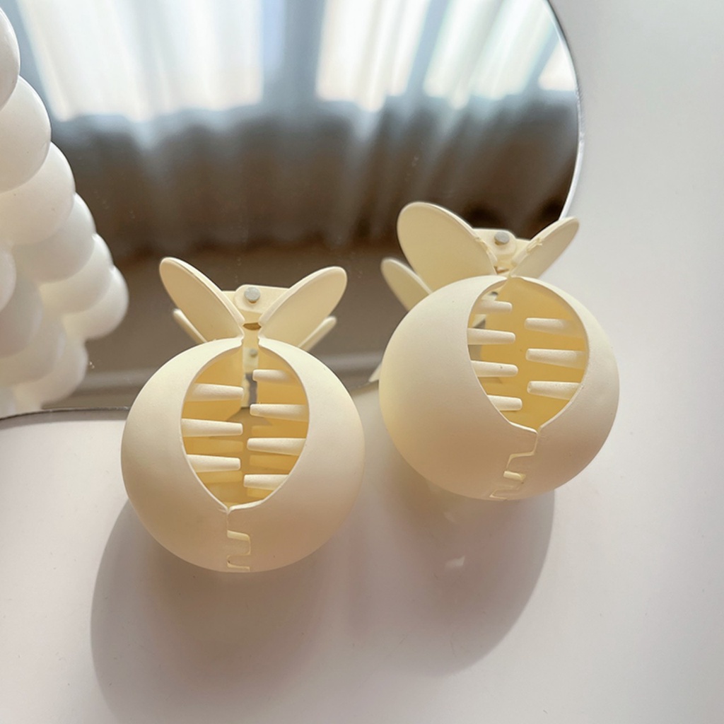 Kep gấp tóc nhám cho nữ hình cá heo dễ thương màu trung tính