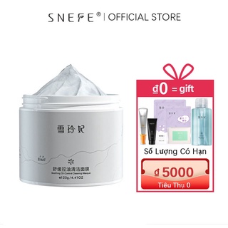 Mặt nạ bùn SNEFE làm sạch sâu se khít lỗ chân lông cân bằng nước kiềm dầu loại bỏ mụn đầu đen 50g
