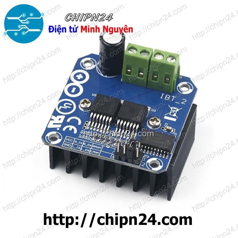 [1 CÁI] Module Điều Khiển Động Cơ DC BTS7960 43A