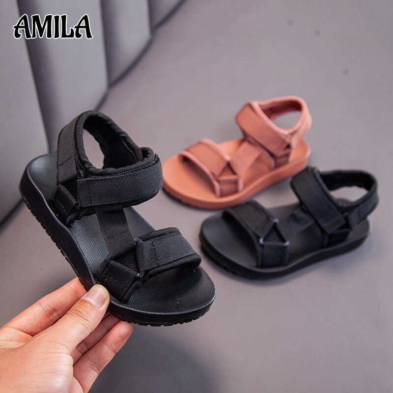 Giày sandal AMILA hở ngón phong cách đi biển đơn giản cho trẻ nhỏ