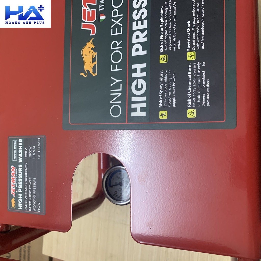 Máy Rửa Xe 2800W Jetman JM20A - Có chỉnh Áp