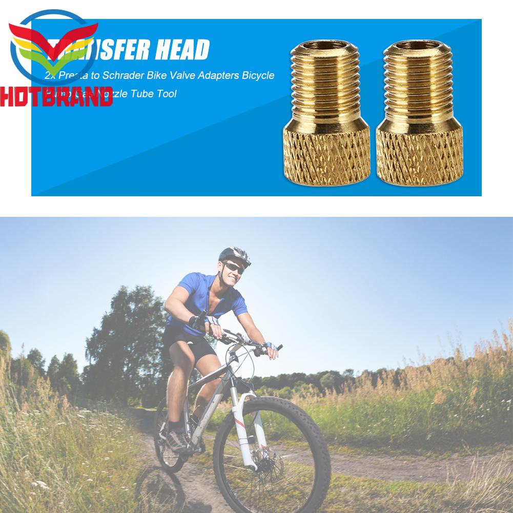 Set 2 Đầu Nối Van Bơm Hơi Bánh Xe Đạp &amp;amp; Ngoài Trời