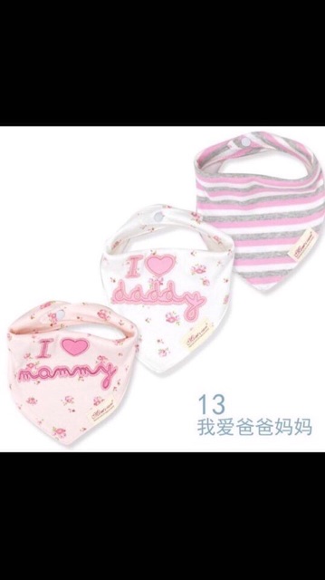 Yếm momcare set 3 chiếc