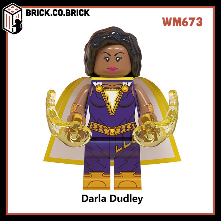 Xếp Hình Shazam Billy Batson Mary Thaddeus Sivana Freddy Freeman Darla Pedro Pena Minifigures Super Hero WM6058