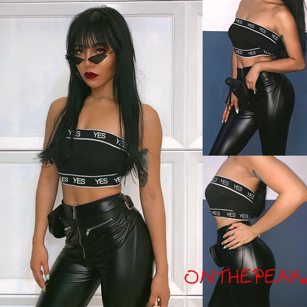 Áo Ống Quấn Ngực Họa Tiết Chữ Gợi Cảm Cho Nữ | BigBuy360 - bigbuy360.vn