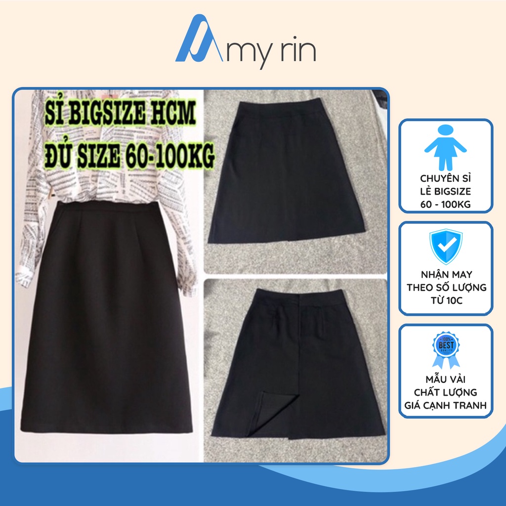 SỈ CHÂN VÁY BÚT CHÌ BIGSIZE DÁNG A dài