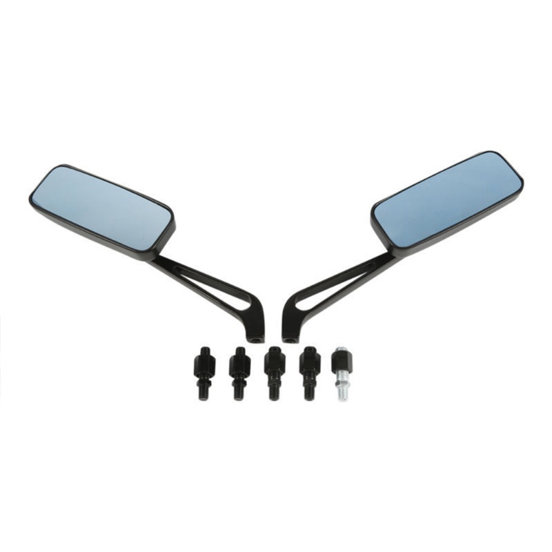 Set 2 Gương Chiếu Hậu Độ Nét Cao Gắn Tay Lái Xe Mô Tô Địa Hình Mi